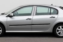 Renault Laguna 2007–2015 Dørstolpelister (4 stk., rustfrit stål) foto 1