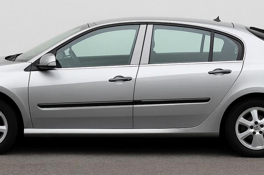 Renault Laguna 2007–2015 Dørstolpelister (4 stk., rustfrit stål) Image