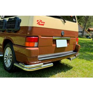 Bageste dobbelte hjørnebeskyttere AK003-Double (2 stk., rustfri stål) Volkswagen T4 Transporter 1990–2003 foto 1