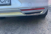 Volkswagen Passat B8 2015–2023 Udstødningsimitations-dæksler SD/SW (2015-2018, 2 stk., rustfrit stål) Carmos - Tyrkisk stål foto 1
