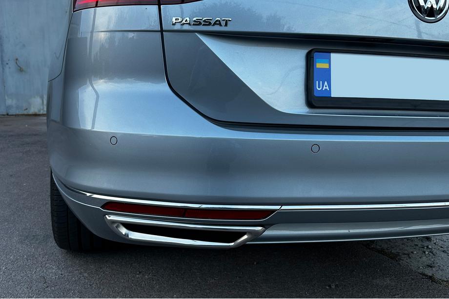 Volkswagen Passat B8 2015–2023 Udstødningsimitations-dæksler SD/SW (2015-2018, 2 stk., rustfrit stål) OmsaLine - italiensk rustfrit stål Foto 7