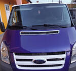 Ford Transit 2000–2014 Kromliste til motorhjelm (rustfrit stål) foto 4