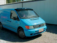 Mercedes Vito W638 1996–2003 Forrudevisir (sort højglans, 5 mm) foto 4