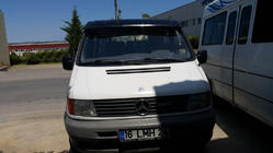 Mercedes Vito W638 1996–2003 Forrudevisir (sort højglans, 5 mm) foto 5