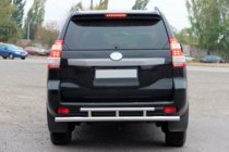 Toyota Land Cruiser Prado 150 2009–2023 Bagbøjle AK002-2v2 (rustfrit stål) foto 2