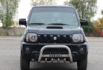 Suzuki Jimny 1998–2018 Bullbar QT006 (rustfrit stål) foto 2