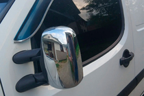 Fiat Doblo I 2001–2005 Krom spejlkåber (2 stk., plast) Carmos foto 3