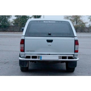 Bageste beskyttelsesbøjle AK004 (rustfrit stål) Nissan NP300 1999–2015 foto 2