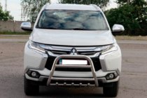 Mitsubishi Pajero Sport 2015– Kængurubøjle WT008 (rustfrit stål) foto 1