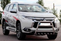 Mitsubishi Pajero Sport 2015– Kængurubøjle WT008 (rustfrit stål) foto 2