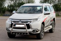Mitsubishi Pajero Sport 2015– Kængurubøjle WT008 (rustfrit stål) foto 3