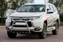 Mitsubishi Pajero Sport 2015– Kængurubøjle WT008 (rustfrit stål) foto 4