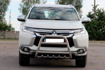 Mitsubishi Pajero Sport 2015– Kængurubøjle WT008 (rustfrit stål) foto 5
