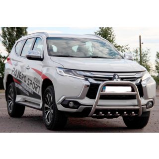 Kængurubøjle WT008 (rustfrit stål) Mitsubishi Pajero Sport 2015– foto 2