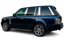 Range Rover III L322 2002–2012 Dørstolpelister (14 stk., rustfrit stål) foto 1