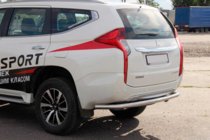Mitsubishi Pajero Sport 2015– Bagkofangerbeskytter AK005 (rustfrit stål) foto 1