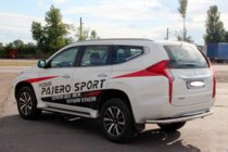 Mitsubishi Pajero Sport 2015– Bagkofangerbeskytter AK005 (rustfrit stål) foto 5