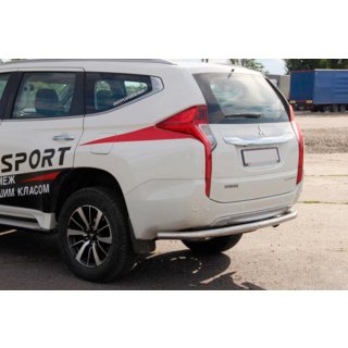 Bagkofangerbeskytter AK005 (rustfrit stål) Mitsubishi Pajero Sport 2015– foto 1