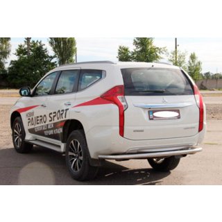 Bagkofangerbeskytter AK005 (rustfrit stål) Mitsubishi Pajero Sport 2015– foto 3