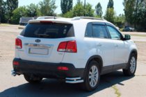 Kia Sorento II XM 2009–2014 Bageste dobbelte hjørnebøjler AK003-dobbelt (rustfrit stål) foto 4