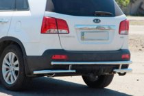 Kia Sorento II XM 2009–2014 Bageste beskyttelsesbøjle AK003-2 (rustfrit stål) foto 3