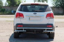 Kia Sorento II XM 2009–2014 Bageste beskyttelsesbøjle AK003-2 (rustfrit stål) foto 2