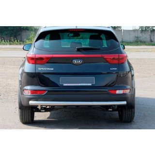 Bageste beskyttelsesbøjle AK002 (rustfrit stål) Kia Sportage 2015–2021 foto 1