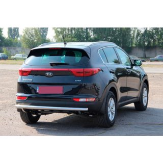 Bageste beskyttelsesbøjle AK002 (rustfrit stål) Kia Sportage 2015–2021 foto 2
