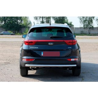 Bageste beskyttelsesbøjle AK002 (rustfrit stål) Kia Sportage 2015–2021 foto 3