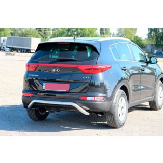 Bageste beskyttelsesbøjle AK007 (rustfrit stål) Kia Sportage 2015–2021 foto 3