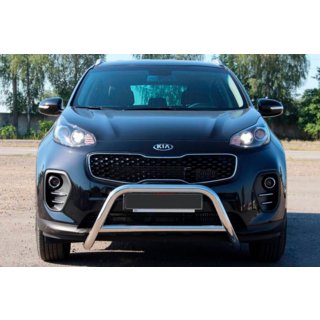 Kængurubøjle WT006 (rustfri stål) Kia Sportage 2015–2021 foto 1