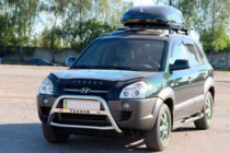 Hyundai Tucson JM 2004– Kængurubøjle WT025 (rustfrit stål) foto 2