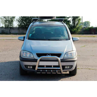 Bullbar QT006 (rustfrit stål) Opel Zafira A 1998–2005 foto 1