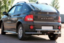 SsangYong Action 2005–2018 Bageste beskyttelsesbøjle AK005-2 (rustfrit stål) foto 1