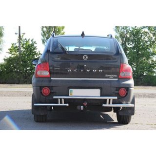 Bageste beskyttelsesbøjle AK005-2 (rustfrit stål) SsangYong Action 2005–2018 foto 2