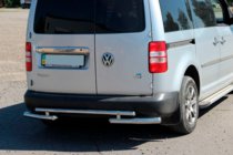 Volkswagen Caddy 2004–2010 Bageste beskyttelsesbøjle AK003-2 (2 stk., rustfrit stål) foto 1