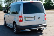 Volkswagen Caddy 2010–2015 Bageste beskyttelsesbøjle AK003-2 (2 stk., rustfrit stål) foto 4