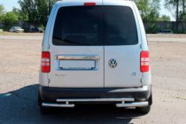 Volkswagen Caddy 2010–2015 Bageste beskyttelsesbøjle AK003-2 (2 stk., rustfrit stål) foto 3