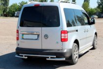 Volkswagen Caddy 2010–2015 Bageste beskyttelsesbøjle AK003-2 (2 stk., rustfrit stål) foto 2