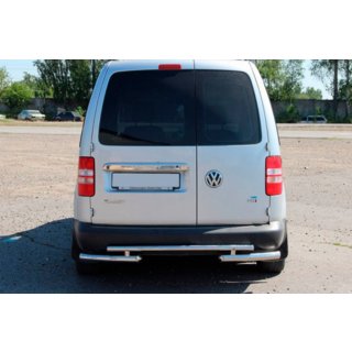 Bageste beskyttelsesbøjle AK003-2 (2 stk., rustfrit stål) Volkswagen Caddy 2010–2015 foto 3