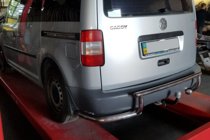 Volkswagen Caddy 2010–2015 Bagbøjle AK003-3 (2 stk., rustfrit stål) foto 1