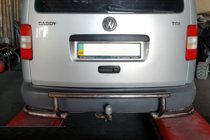 Volkswagen Caddy 2010–2015 Bagbøjle AK003-3 (2 stk., rustfrit stål) foto 2
