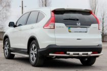 Honda CRV 2012–2016 Bageste rørbøjle AK002 – dobbelt (rustfrit stål) foto 3