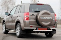Suzuki Grand Vitara 2005–2017 Bageste beskyttelsesbøjle AK003-2 (rustfrit stål) foto 1