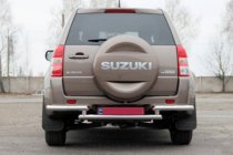 Suzuki Grand Vitara 2005–2017 Bageste beskyttelsesbøjle AK003-2 (rustfrit stål) foto 2
