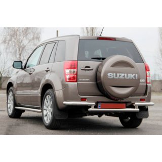 Bageste beskyttelsesbøjle AK003-2 (rustfrit stål) Suzuki Grand Vitara 2005–2017 foto 1