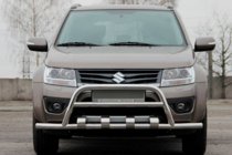 Suzuki Grand Vitara 2005–2017 Kængurugitter ST-WT-15 (rustfrit stål) foto 1