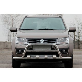 Kængurugitter ST-WT-15 (rustfrit stål) Suzuki Grand Vitara 2005–2017 foto 1