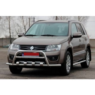 Kængurugitter ST-WT-15 (rustfrit stål) Suzuki Grand Vitara 2005–2017 foto 2