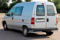 Peugeot Expert 1995–2007 Bageste dobbelte hjørnebøjler AK003-dobbelt (rustfrit stål) foto 2